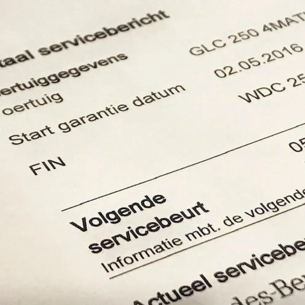 digitaal servicebericht